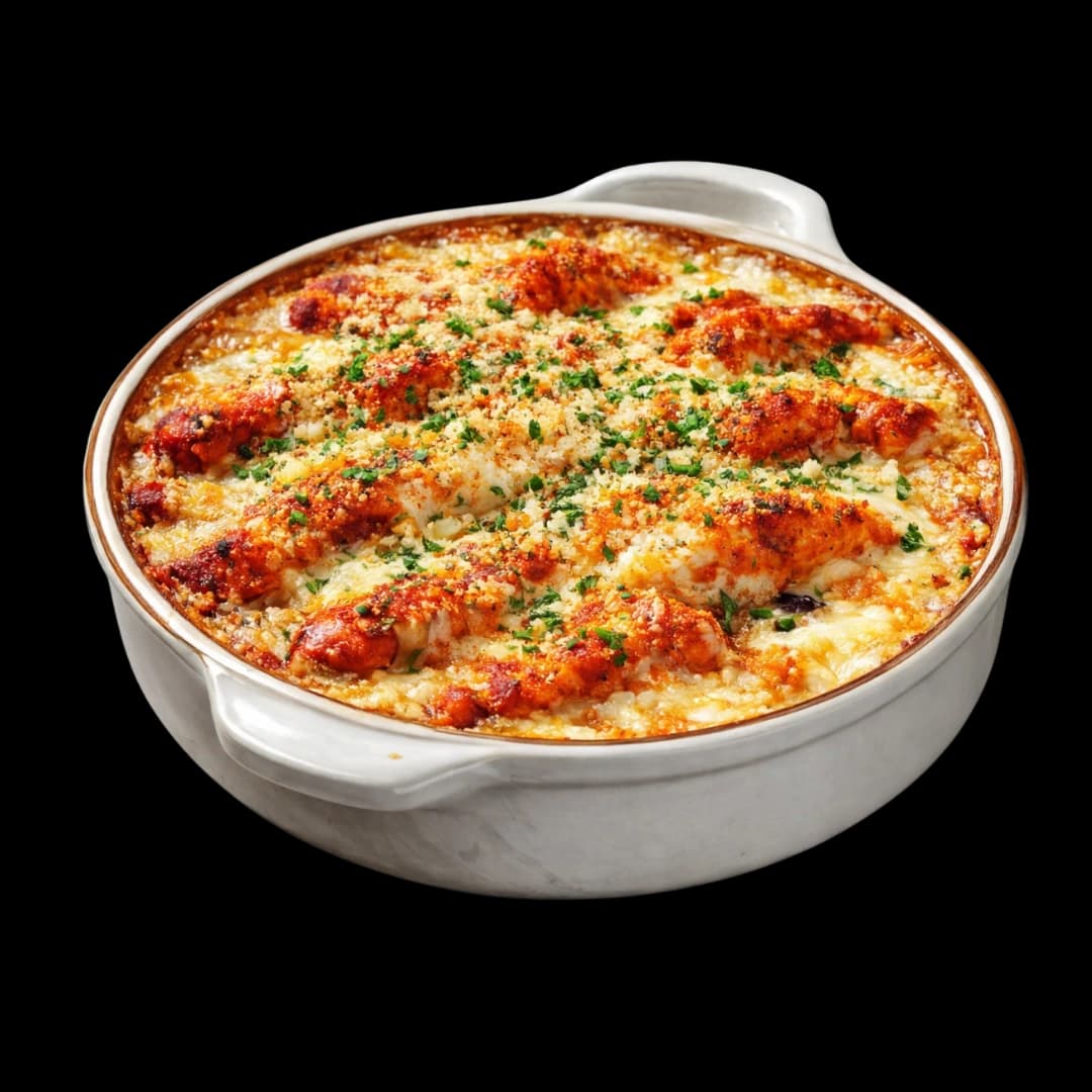 Gratinée india poulet tandoori