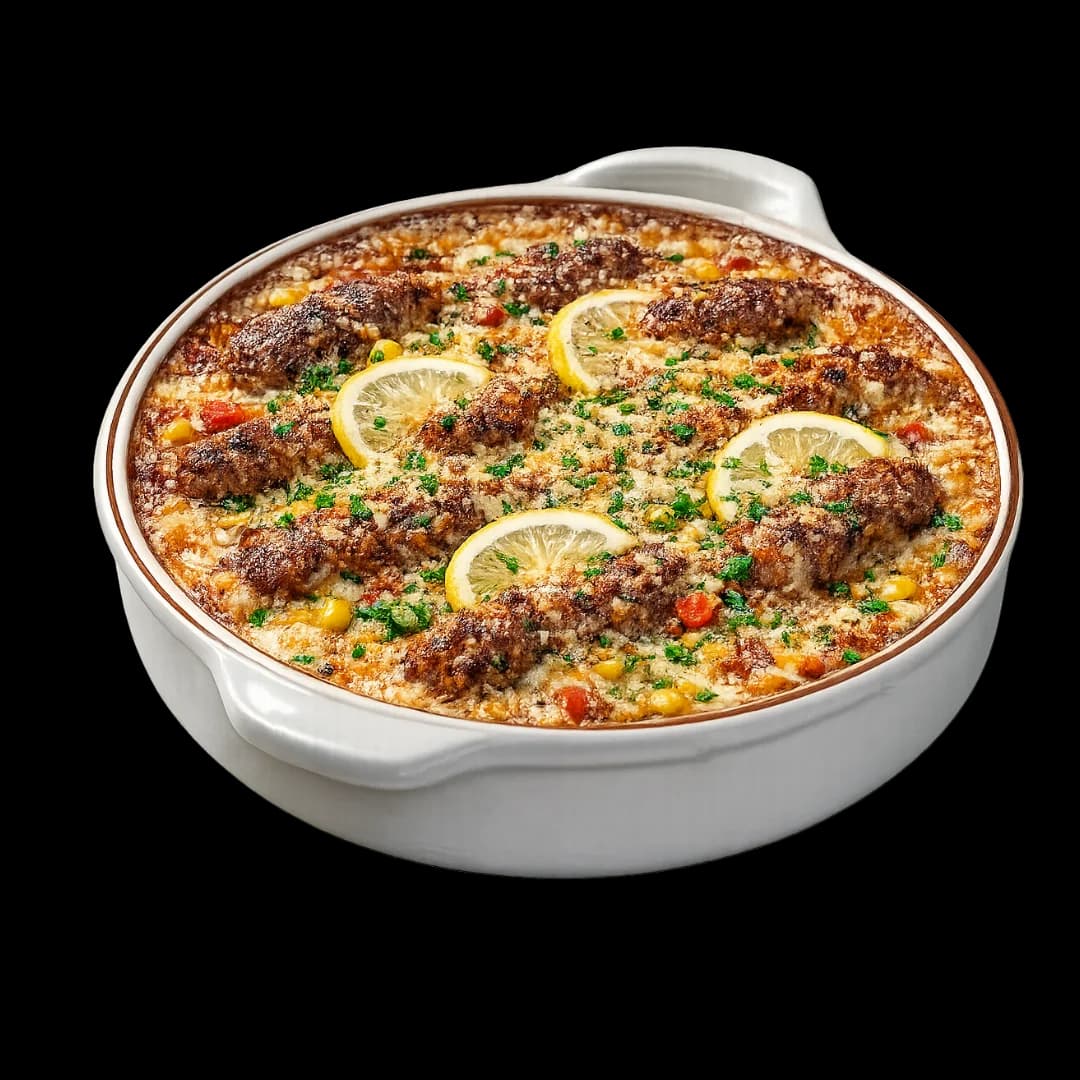 Gratinée poulet marini