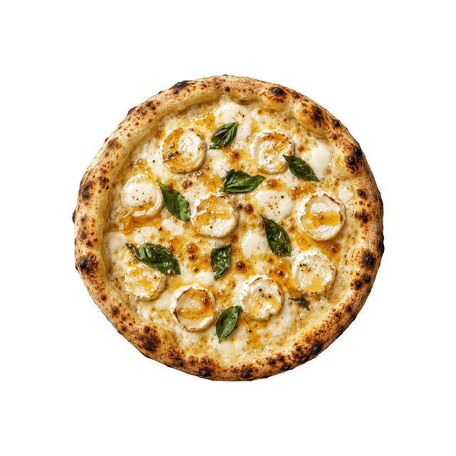 Pizza chevre miel