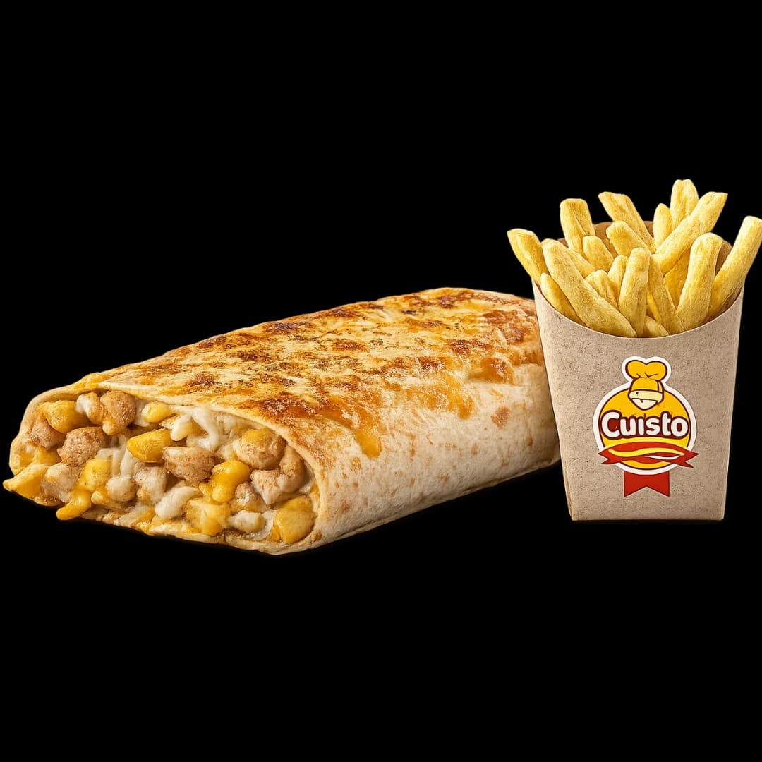 Tacos gratinée mozzarella cheddar